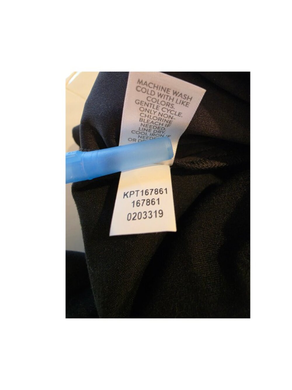 J. Jill Black Ponte Full Leg Dress Pants Size Medium Wide Career Office Comfort - Picture 8 of 8